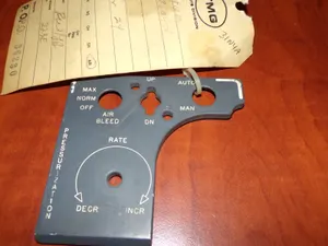 Learjet Pressurization Instrument Panel
